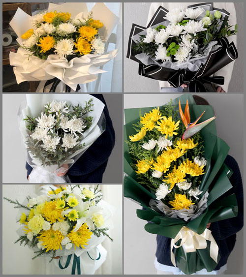 云南德宏州盈江县新城乡白事花束代送